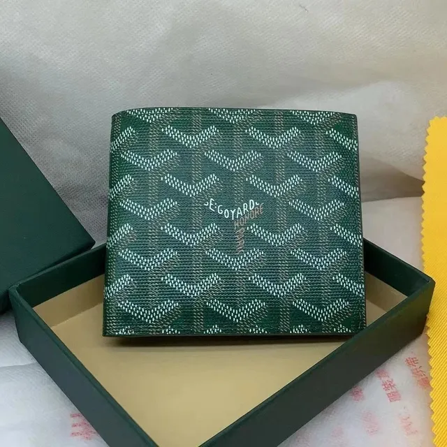 Goyard Bifold Wallet Chevron Pattern