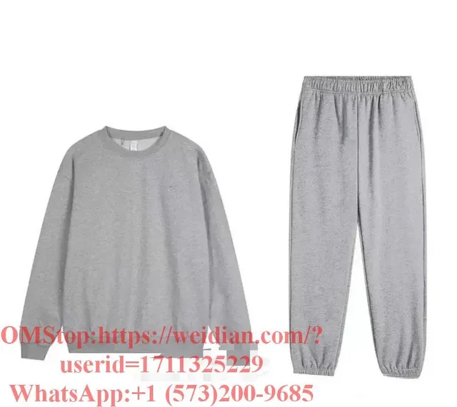 Sweatshirt and Joggers Set Heather Grey