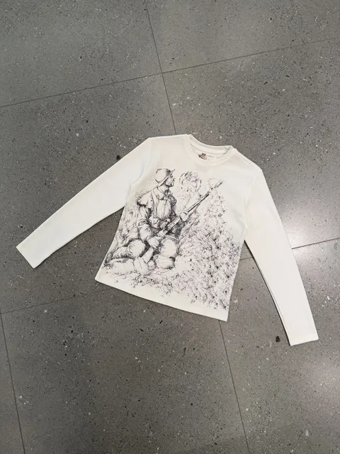 Gallery Dept. Long-Sleeve Thermal Top Soldier Print