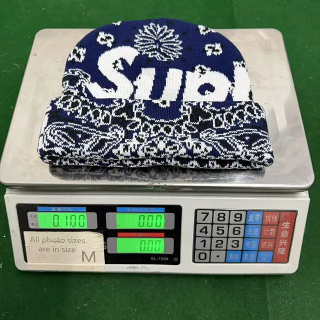 Knitted blue pattern