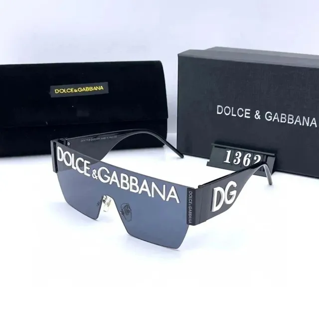 Dolce & Gabbana Shield Sunglasses Logo Shield