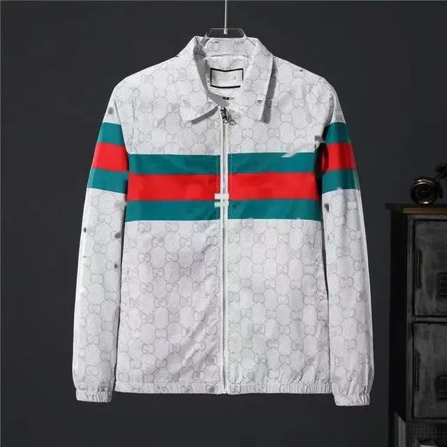 Gucci Web Stripe Jacket GG Monogram with Red and Green Web