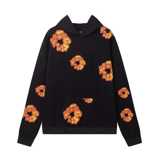 Balenciaga Hoodie Floral Embroidery