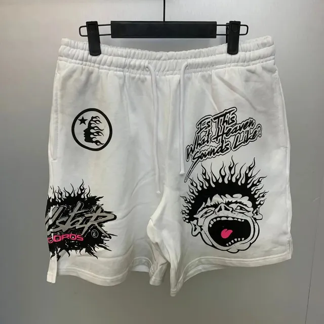 Hellstar Graphic Sweat Shorts Heaven Sounds Like