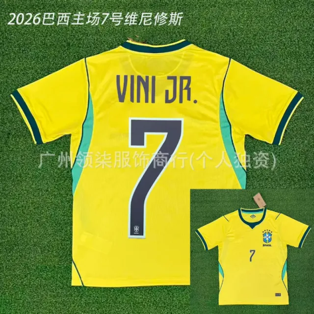2026 brazil home jersey #7 vinicius