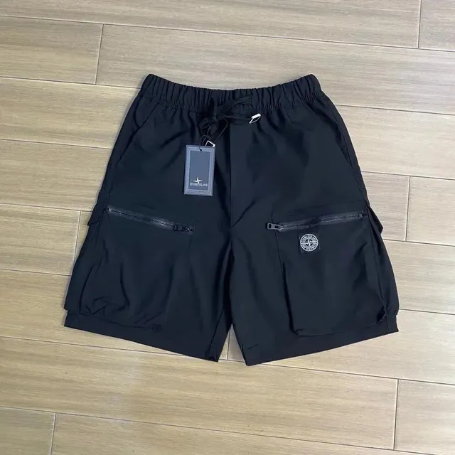 Stone Island Cargo Shorts Black
