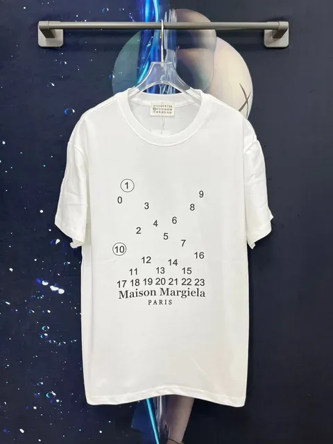 Maison Margiela Numbered Tee Numeric Print