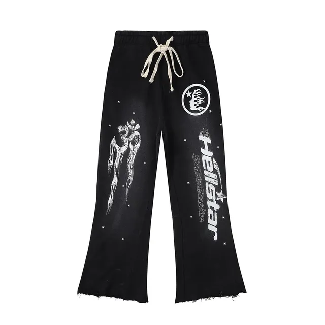 Hellstar Flared Sweatpants Star Print