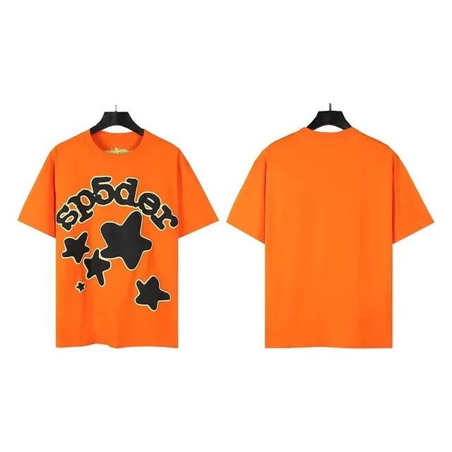 Sp5der Graphic Tee Star Print