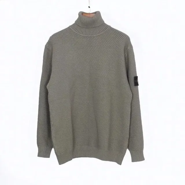 Stone Island Turtleneck Sweater Ribbed Knit
