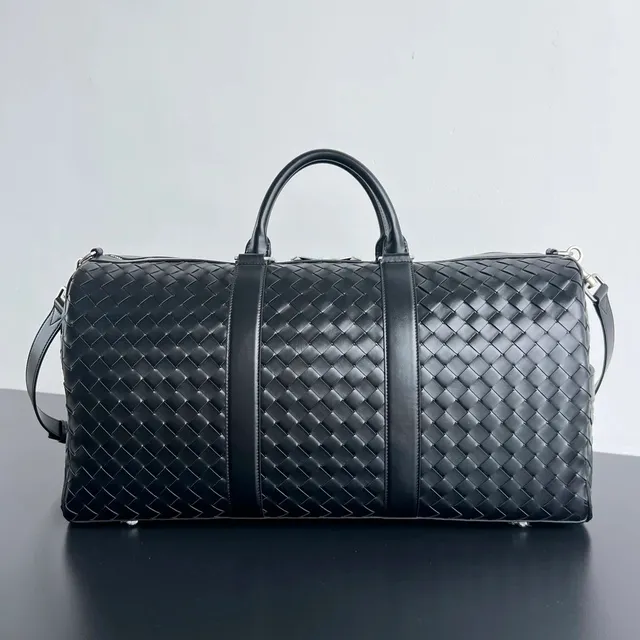 Bottega Veneta Andiamo Duffel Intrecciato Leather