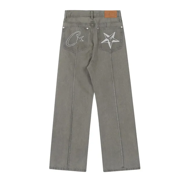 Straight Fit Jeans Corteiz Star Embroidery