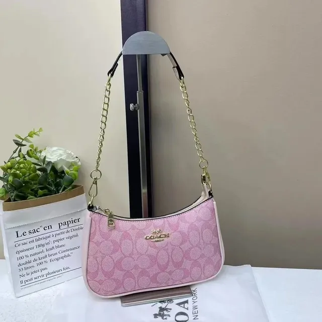 Coach Shoulder Bag Signature Print