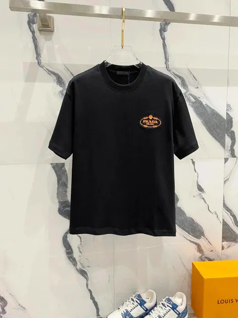 Prada Logo Patch T-Shirt