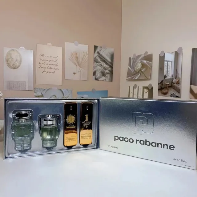 Rabanne 1 Million & Lady Million Gift Set 4x30ml Miniature Collection