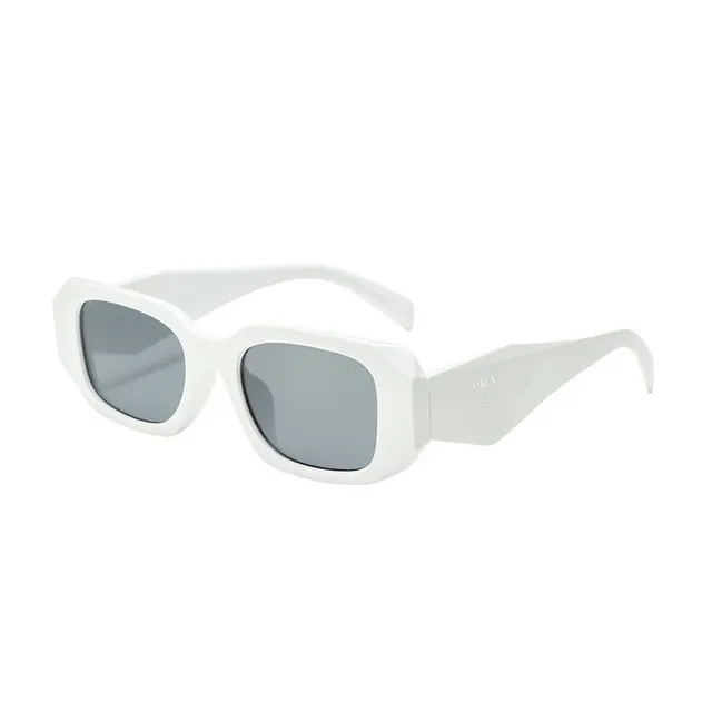 Prada Rectangle Sunglasses Matte White