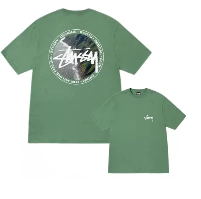 Stüssy Graphic T-Shirt Circle Logo Print