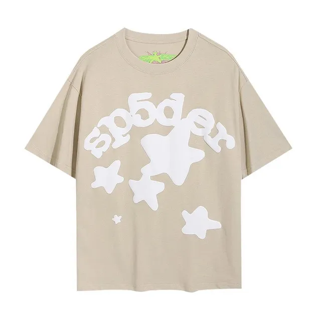 Sp5der Graphic Tee Star Print