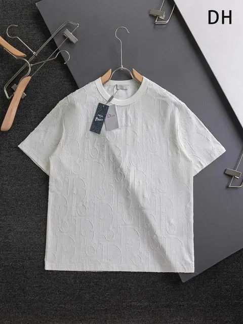 Dior Oblique Logo T-Shirt Embroidered Monogram