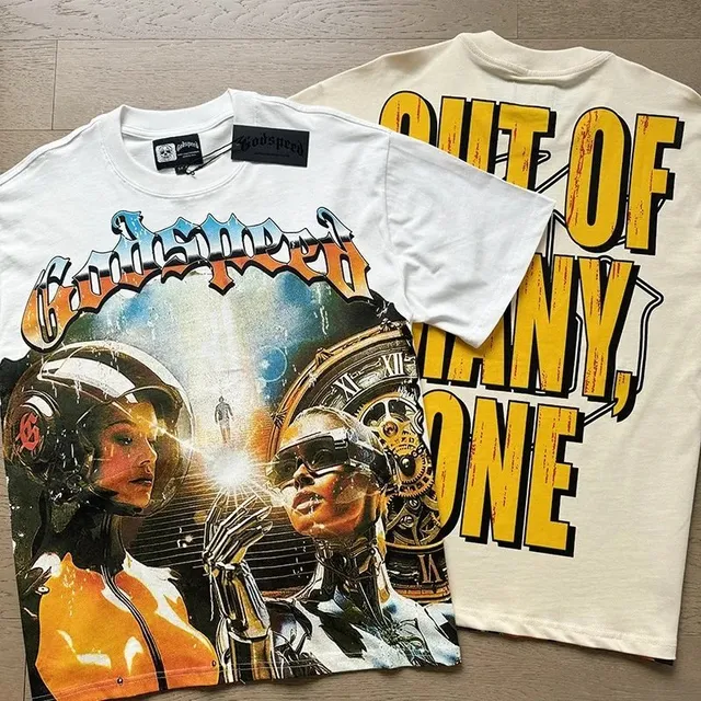 Godspeed Graphic Tee Out of Many, One