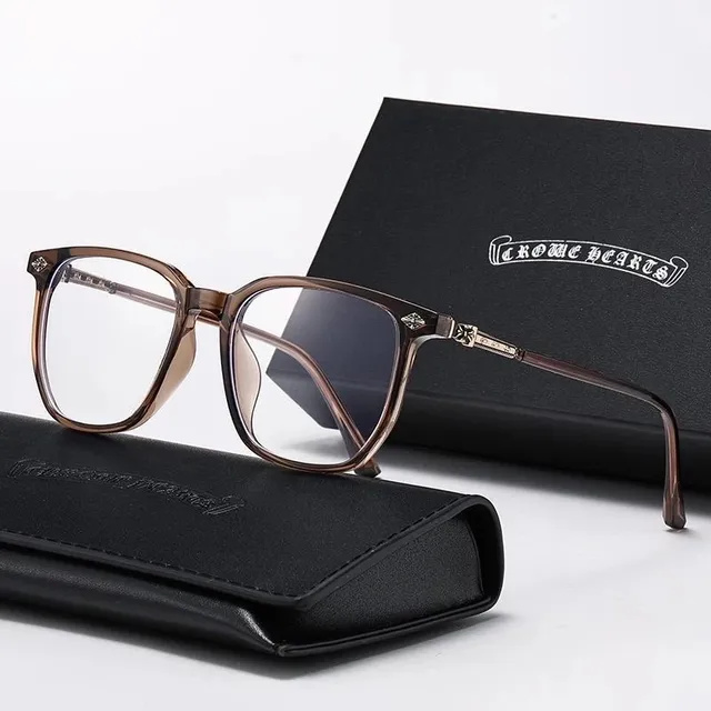 Chrome Hearts Eyeglasses Acetate Frame with Cross Detail
