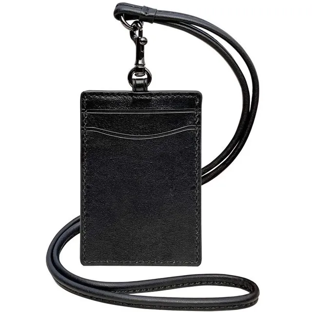 Lanyard Cardholder Leather