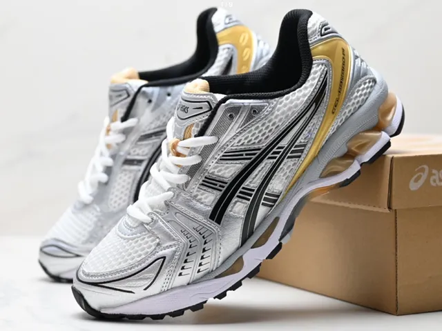 Asics Gel-Kayano 14 Silver Gold