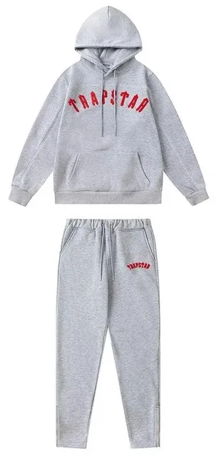 Trapstar Hoodie and Joggers Set Arch Logo