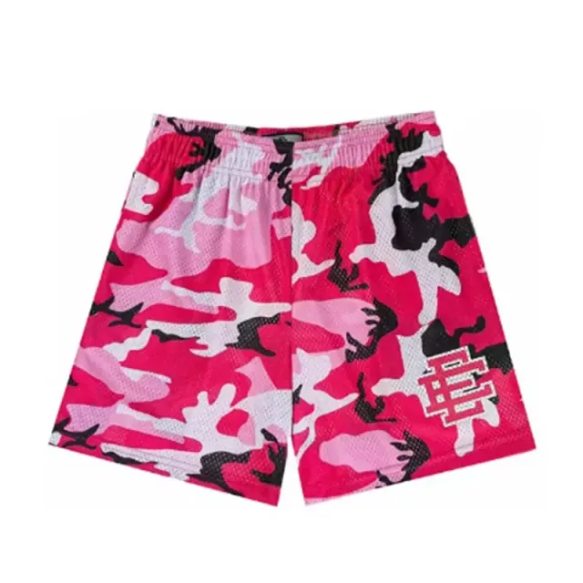Eric Emanuel Mesh Shorts Pink Camo