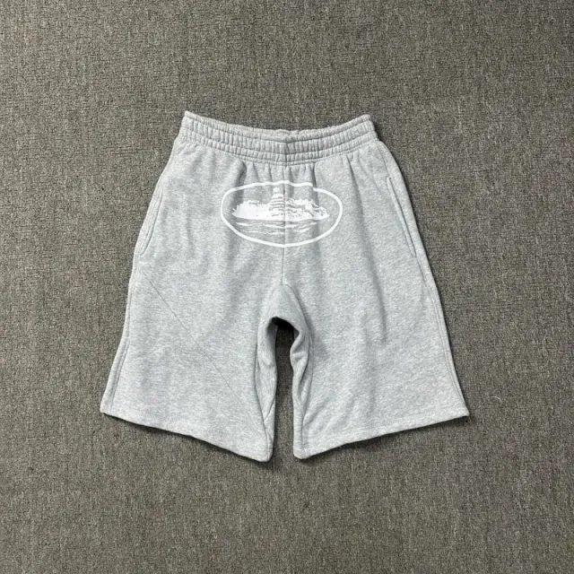 Corteiz Fleece Shorts Cruise Ship Print