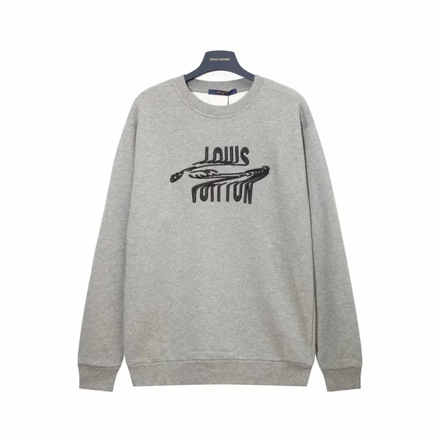 Louis Vuitton Crewneck Sweatshirt LV Logo Embroidered