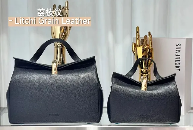 Jacquemus Le Chiquito Litchi Grain Leather