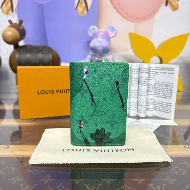 Louis Vuitton Compact Wallet Golf Print