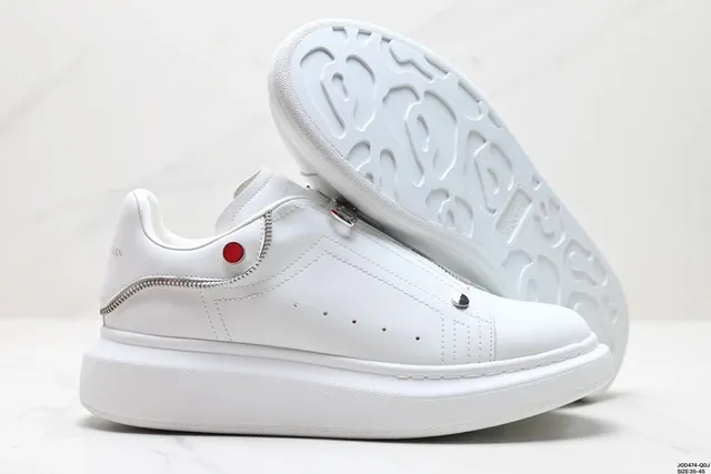 Alexander McQueen Oversized Sneaker White with Red Eye
