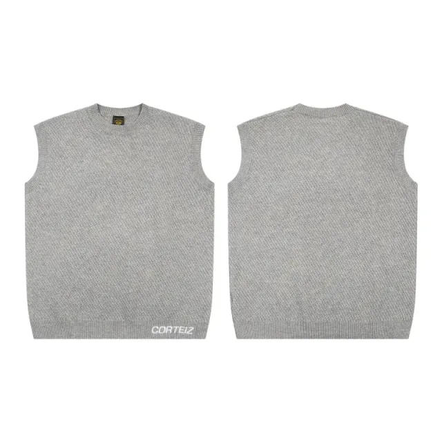 Corteiz Knit Vest Textured