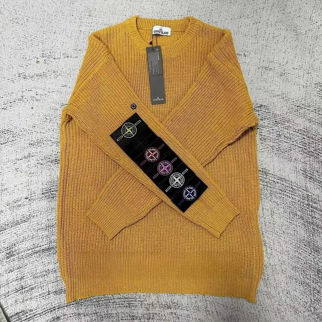 Stone Island Knit Sweater Ribbed Crewneck