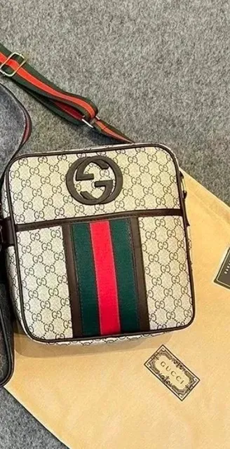 Gucci GG Marmont Messenger Bag Web Stripe