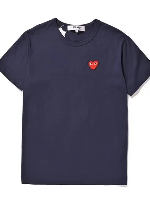 Comme des Garçons Heart Logo Tee Red Heart