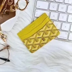Goyard Card Holder Goyardine Canvas