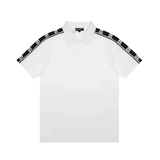Dolce & Gabbana Polo Shirt GG Tape Sleeve