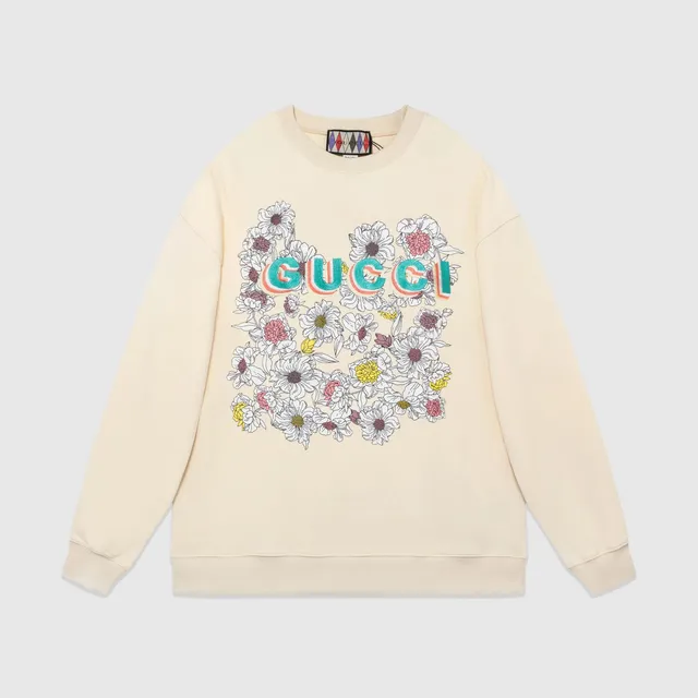 Gucci Floral GG Sweatshirt Floral Embroidered