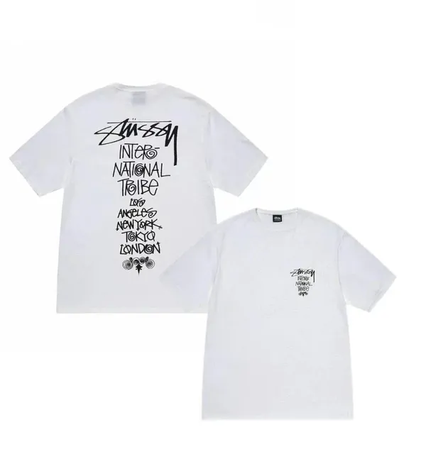 Stüssy International Tribe Tee White Graphic