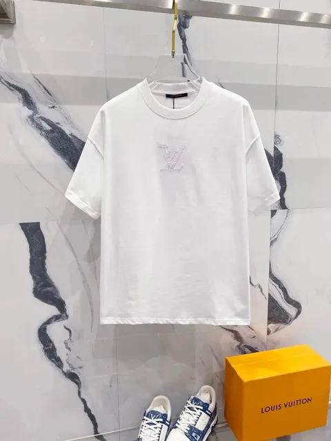 Louis Vuitton LV Logo T-Shirt Embroidered Monogram