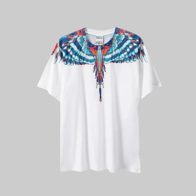 Marcelo Burlon Wings T-Shirt Multicolor Wings Print