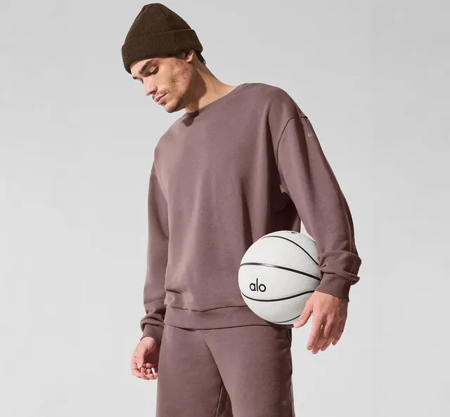 Aimé Leon Dore Crewneck Sweatshirt Mauve Brown