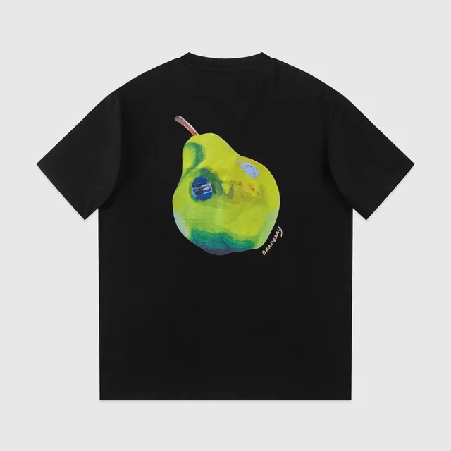 Burberry Pear Graphic Tee Painted Pear Print