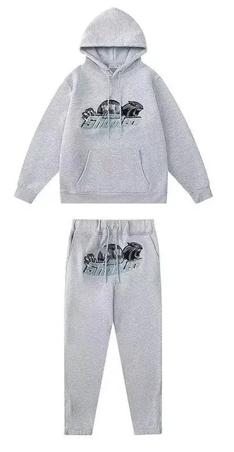 Broken Planet Hoodie and Joggers Set Shark Graphic