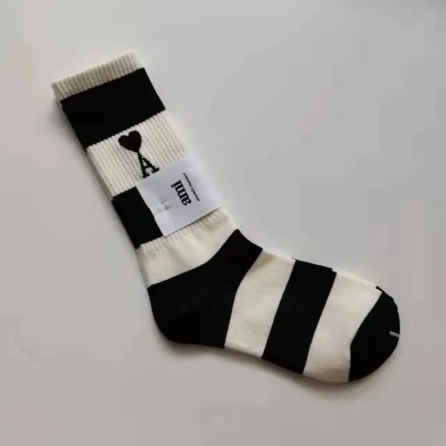 Comme des Garçons Heart Logo Sock Striped
