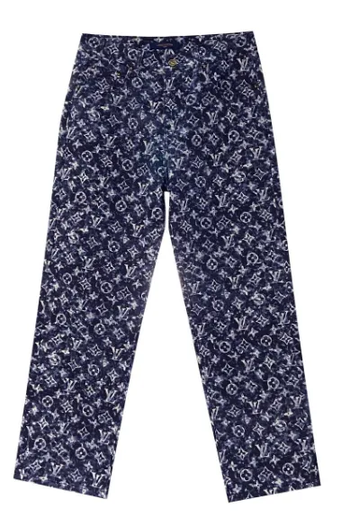 Louis Vuitton Monogram Trousers Classic Monogram Print