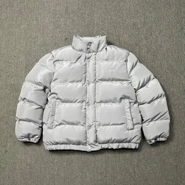 Corteiz Puffer Jacket Metallic Grey
